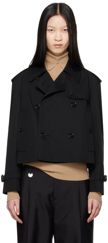 Photo: Burberry Black Cropped Jacket