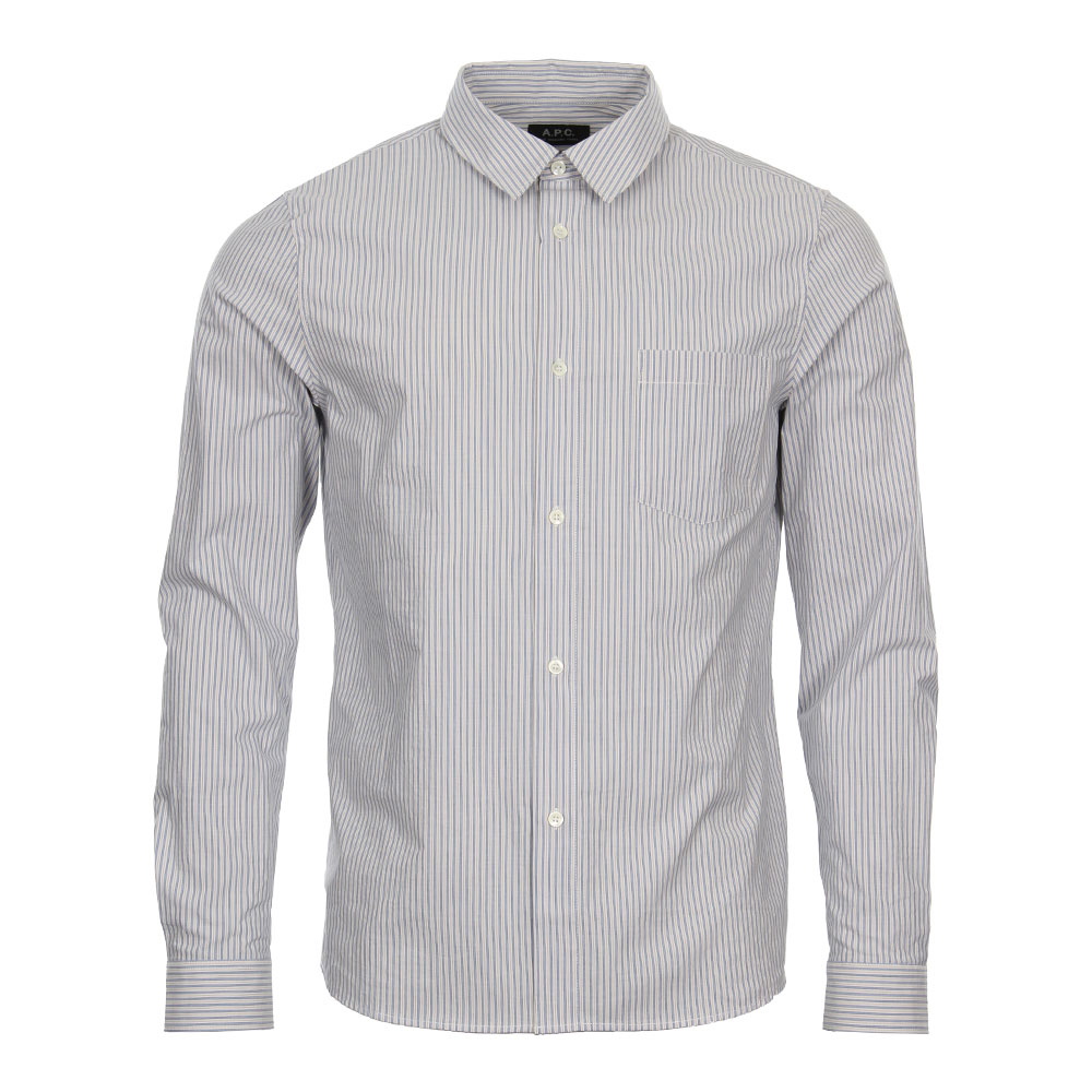 Shirt Franklin Stripe - Blue / Ecru