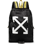 Off-White - Easy Logo-Print Canvas Backpack - Black