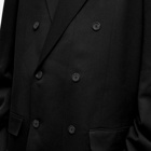 Balenciaga Men's Runway Wool Deconstructed Coat in Black