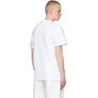 Moncler White Rubberized Print T-Shirt