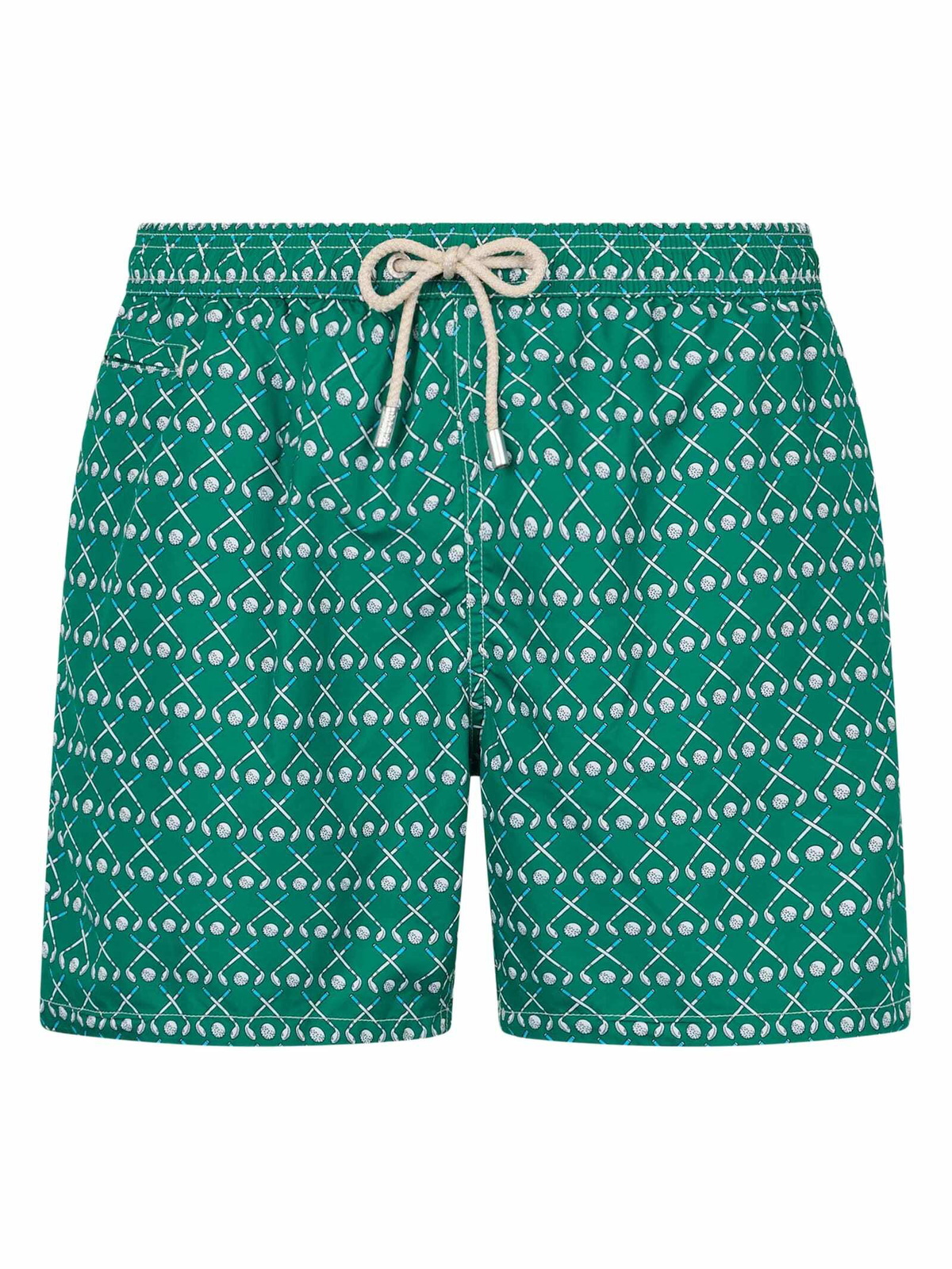 MC2 SAINT BARTH Men Lightweight Swim Shorts Lighting Pantone Military Green main image 0