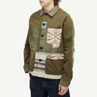 Pendleton Men's Patchwork Work Jacket in Olive