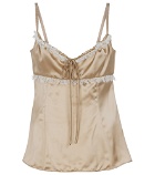 Brock Collection - Siria lace-trimmed satin camisole