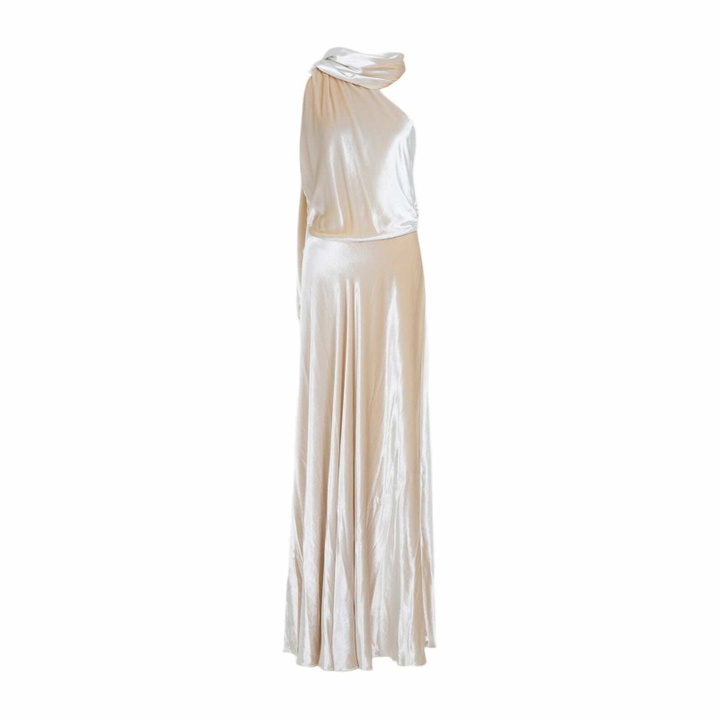 Photo: Alberta Ferretti Velvet Long Dress