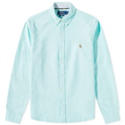 Polo Ralph Lauren Men's Slim Fit Button Down Oxford Shirt in Sunset Green