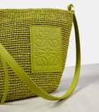 Loewe Paula's Ibiza Slit Small raffia tote bag