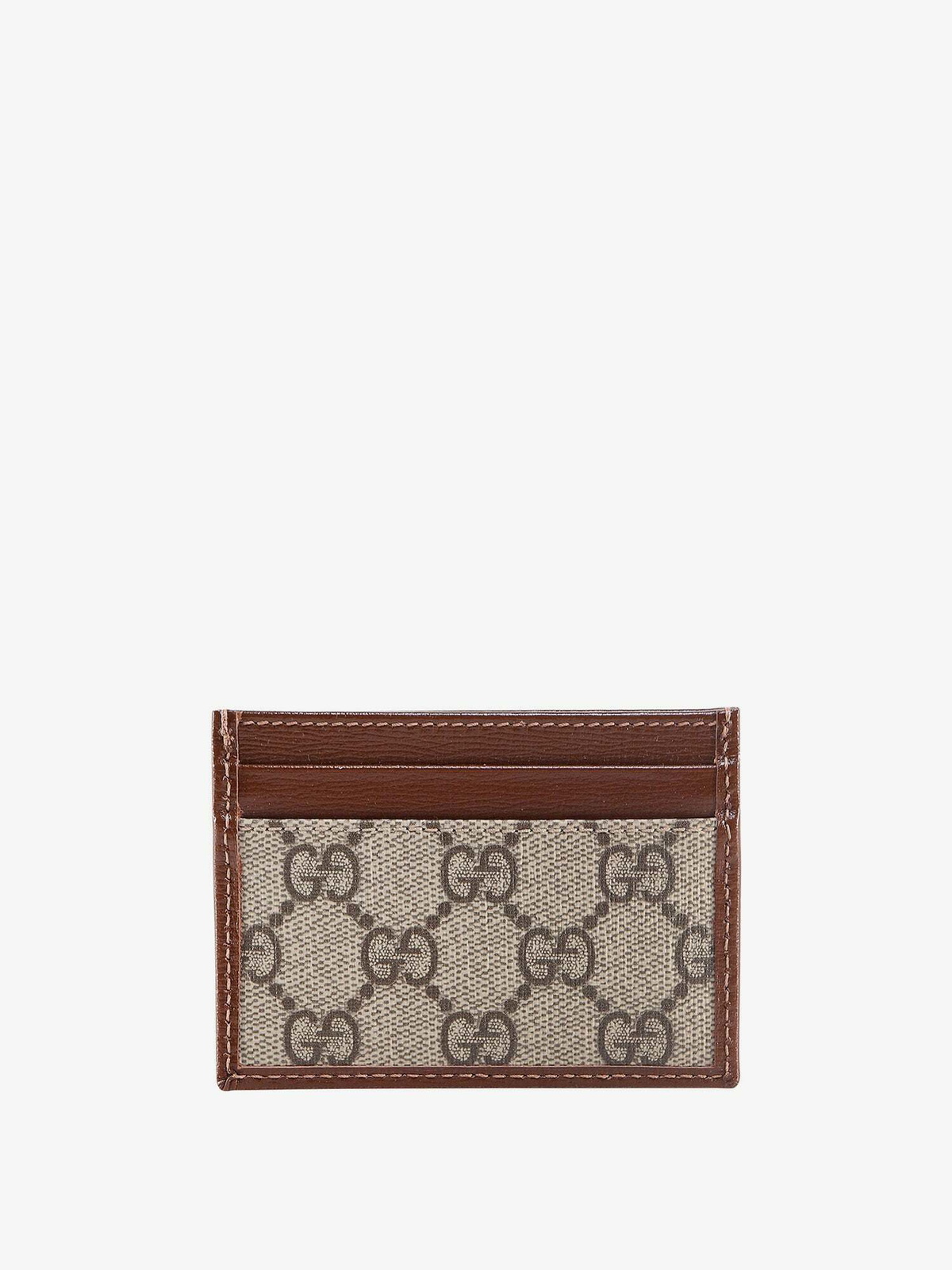 Gucci Card Holder Beige Mens Gucci