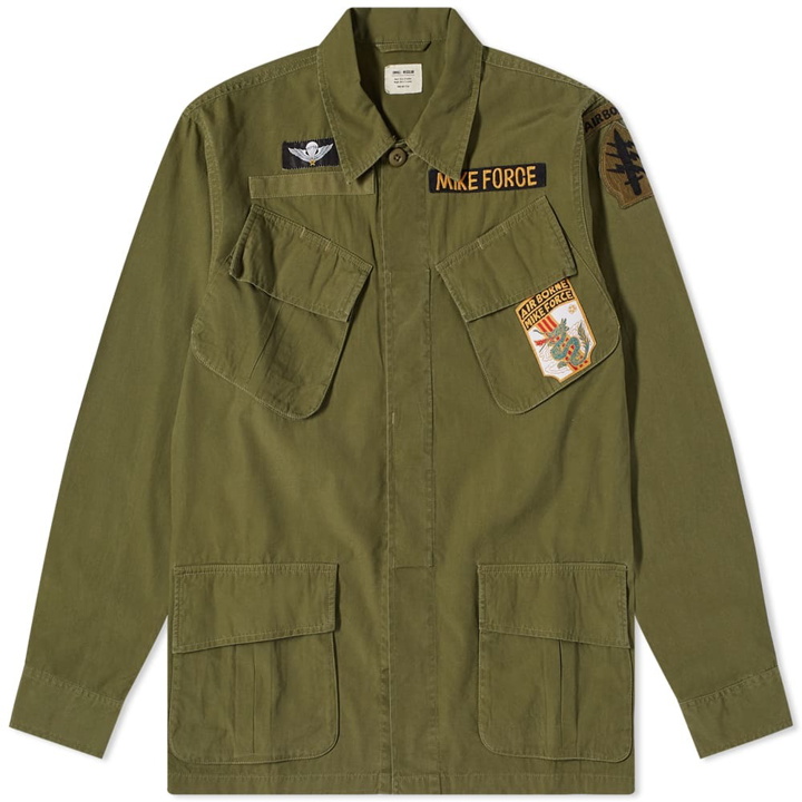 Photo: Maharishi Men's Mike Force Jungle Shirt in Olive