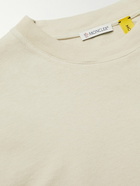 Moncler Genius - JW Anderson Embellished Cotton-Jersey T-Shirt - Neutrals