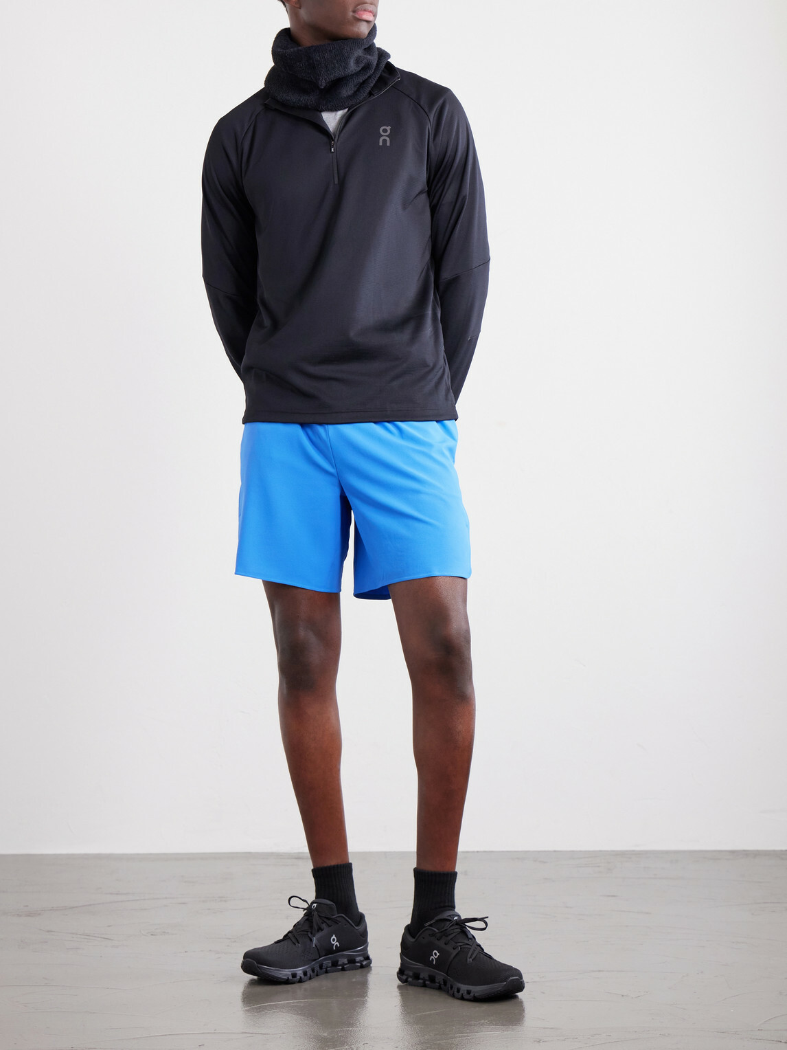 On - Straight-Leg 7" Shell Shorts - Blue