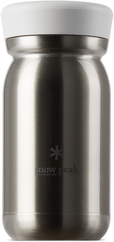 Photo: Snow Peak Silver Milk Vacuum Bottle, 350 mL