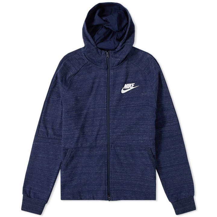Photo: Nike Advance 15 Hooded Jacket Blue