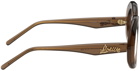 Loewe Brown Oversized Oval Glasses