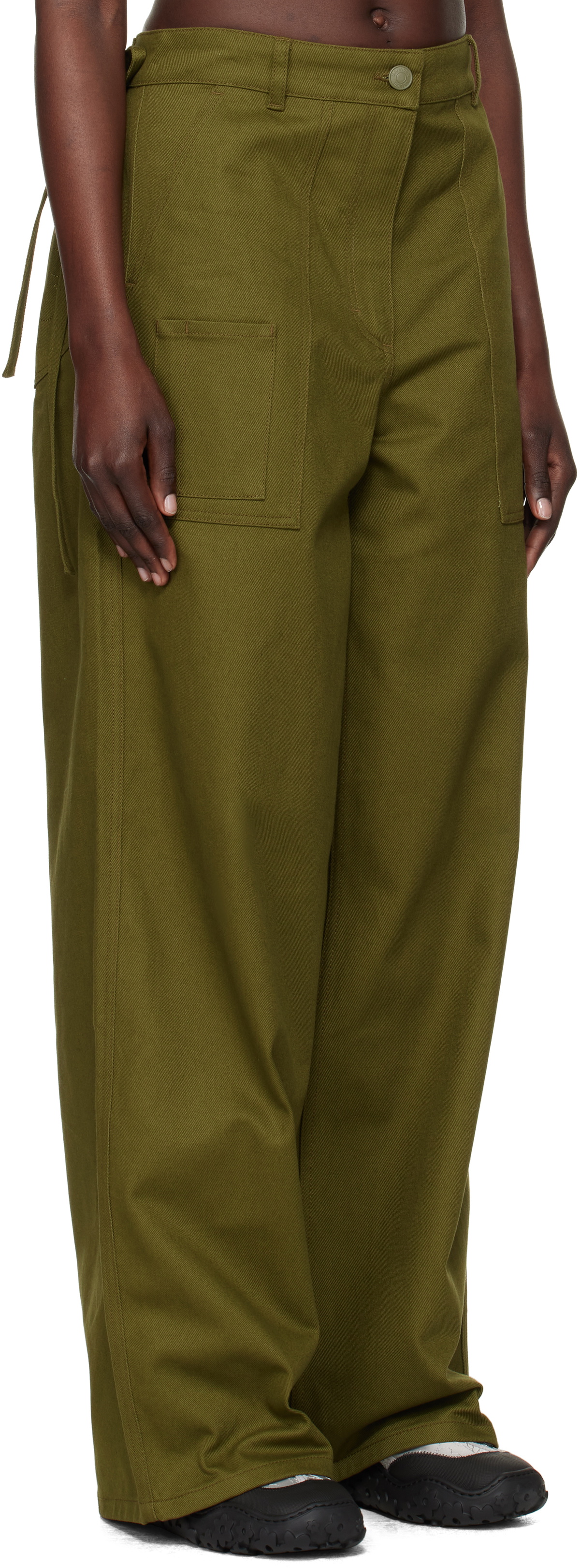 Cecilie Bahnsen Green Anita Jeans