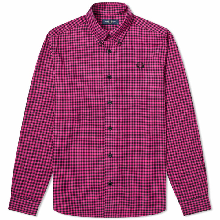 Photo: Fred Perry Two Tone Gingham Shirt
