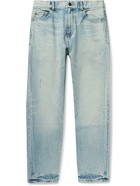 SAINT LAURENT - Slim-Fit Tapered Distressed Jeans - Blue