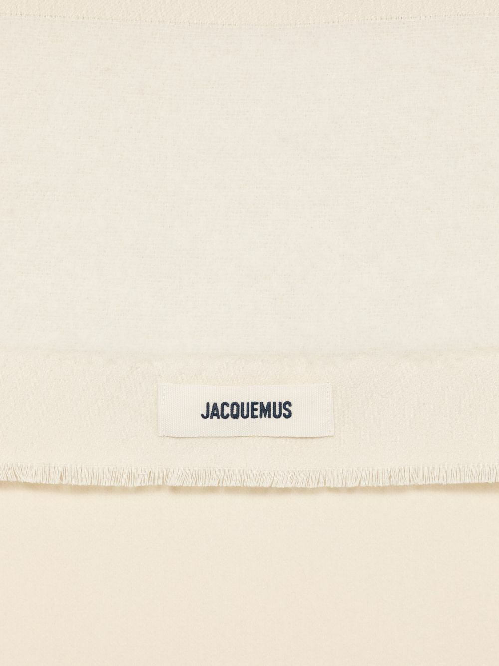 Jacquemus Neutral Striped Scarf