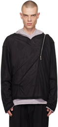Kiko Kostadinov Black & Purple Knox Hoodie