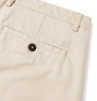 AMI - Tapered Cotton-Twill Trousers - Off-white