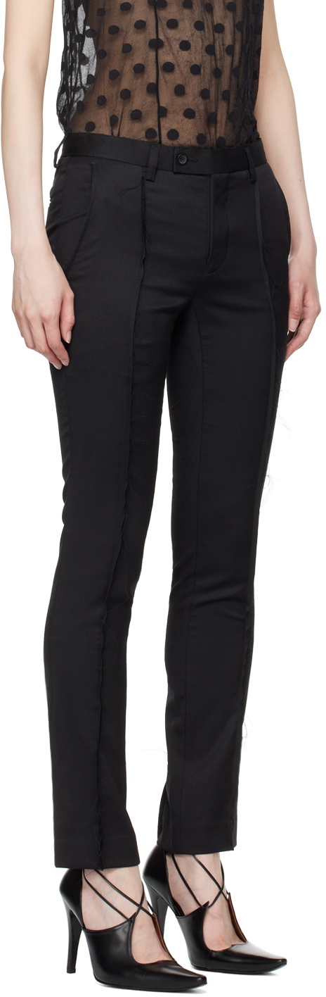 HODAKOVA Black Pinched Seam Trousers