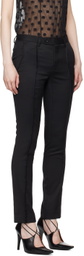 HODAKOVA Black Pinched Seam Trousers