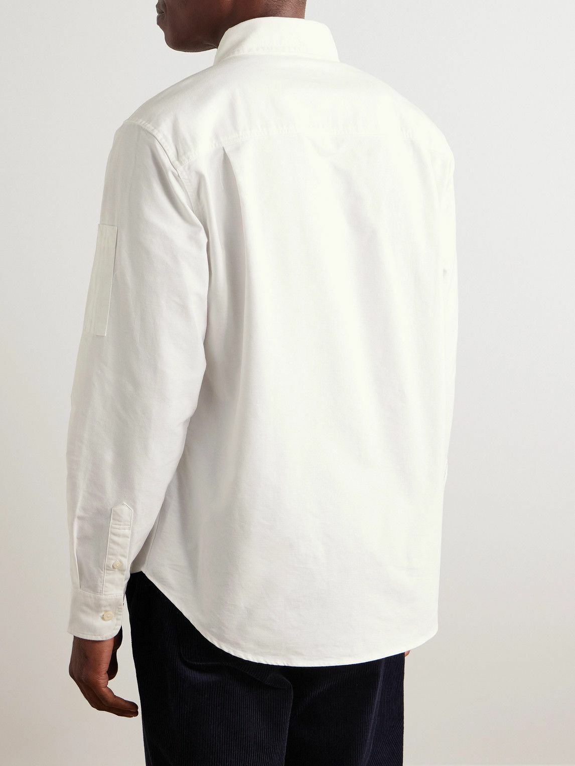 Noah - Button-Down Collar Cotton Oxford Shirt - White