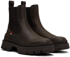 Moncler Brown Hevea Chelsea Boots