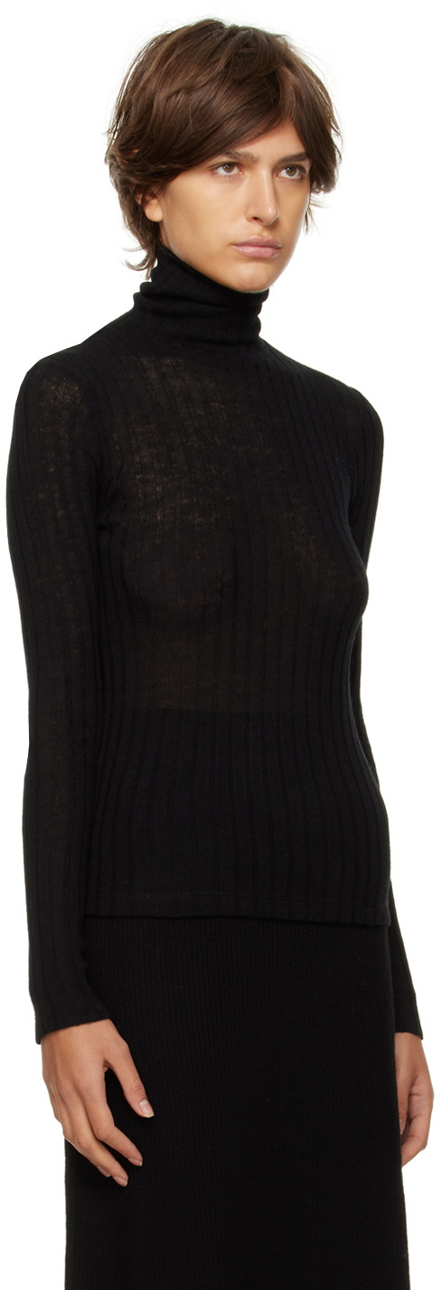 Max Mara Leisure Black Vata Turtleneck