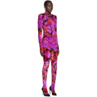 Richard Quinn Red Floral Dress