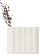 Muuto Off-White Small Ridge Vase