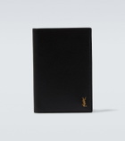 Saint Laurent Cassandre leather passport holder