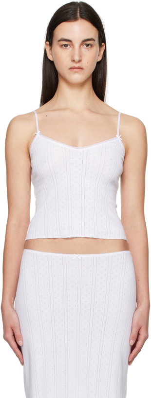 Photo: Cou Cou White 'The Long' Camisole