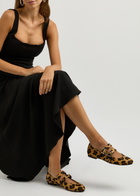 Alohas Thekla Leopard-print Calf-hair Ballet Flats