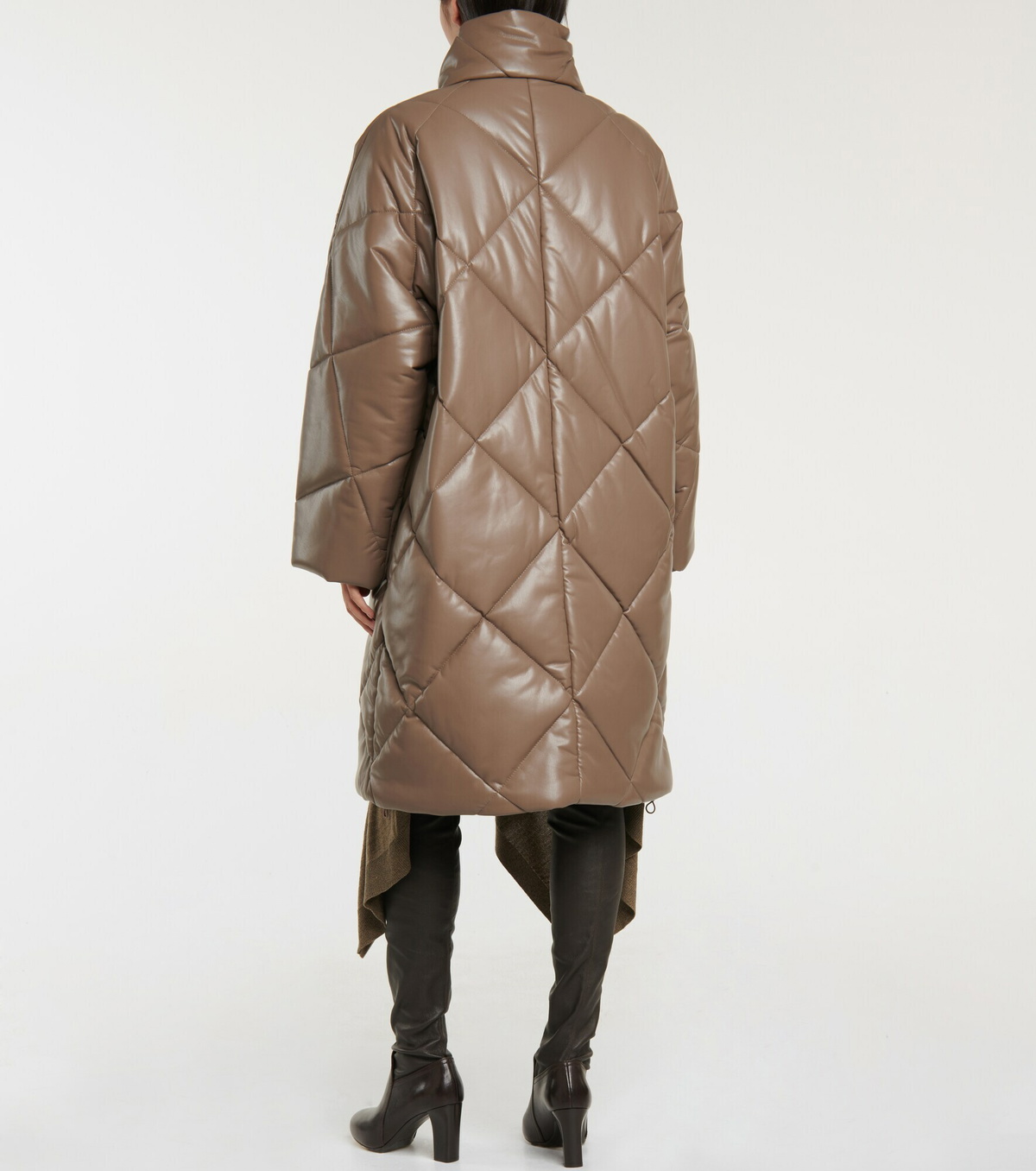 Stand Studio Anissa quilted faux leather coat Stand Studio