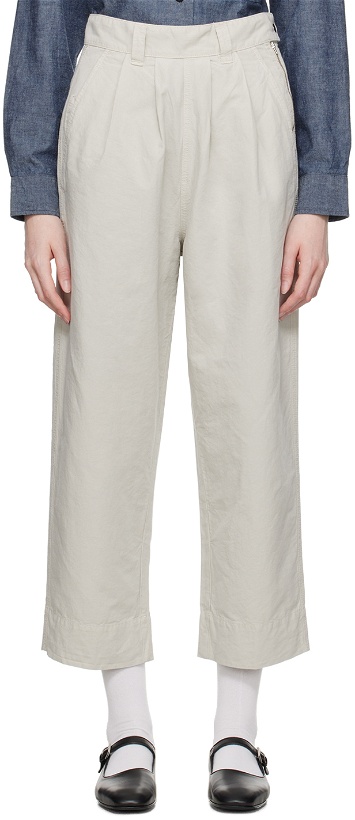Photo: Margaret Howell Gray Cropped Trousers