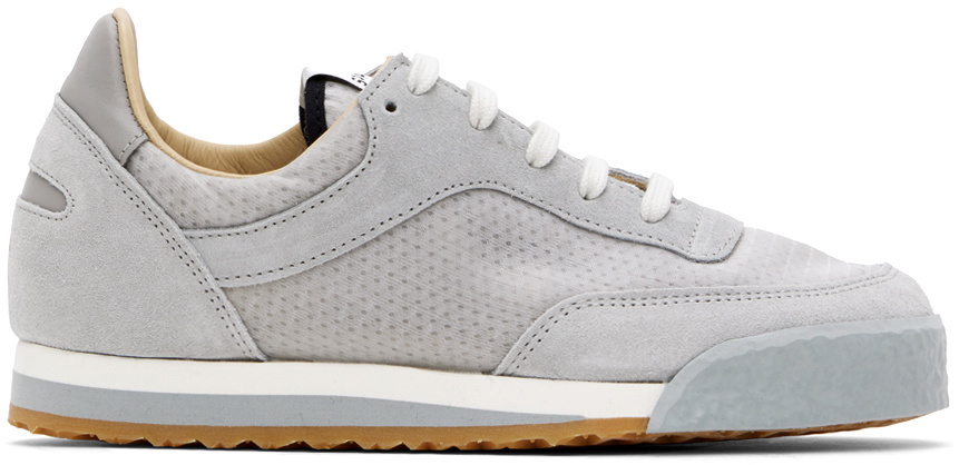 Spalwart White & Gray Marathon Trail Low Sneakers Spalwart