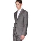 Hugo Navy and Grey Check Astian and Hets Suit