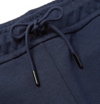 NIKE - Cotton-Blend Tech Fleece Shorts - Blue