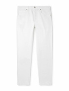 Eleventy - Slim-Fit Straight-Leg Jeans - White