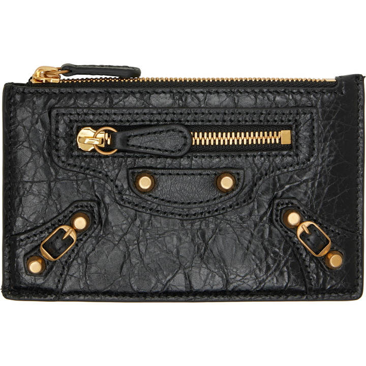 Photo: Balenciaga Black 'Le City' Long Coin Card Holder