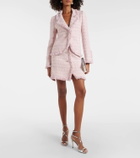 Giambattista Valli High-rise tweed miniskirt