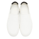 Saint Laurent White Venice Slip-On Sneakers