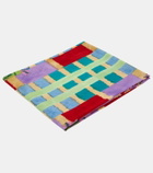 Lisa Corti Ankara Aqua muslin beach towel