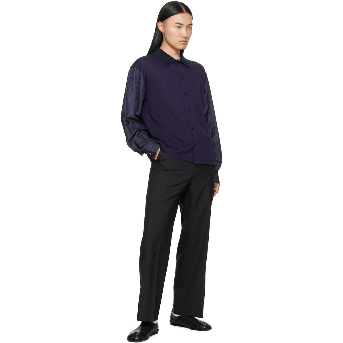 Maison Margiela Gray Regular Tailored Trousers