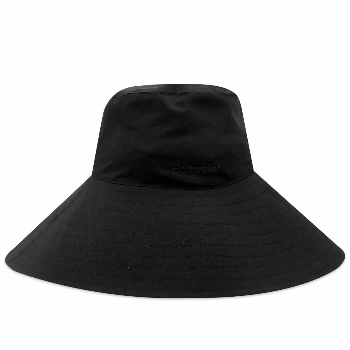 Photo: Holzweiler Women's Rajah Rain Bucket Hat in Black