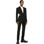 Alexander McQueen Black Cut-Out Blazer