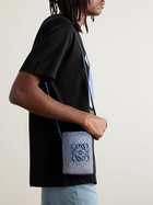 Loewe - Paula's Ibiza Anagram Leather-Trimmed Raffia Bucket Bag