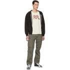 RRL Black Fleece Garment-Dyed Hoodie