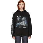 Opening Ceremony Black Cosmic Zebra Hoodie